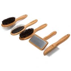 Pet grooming brushes