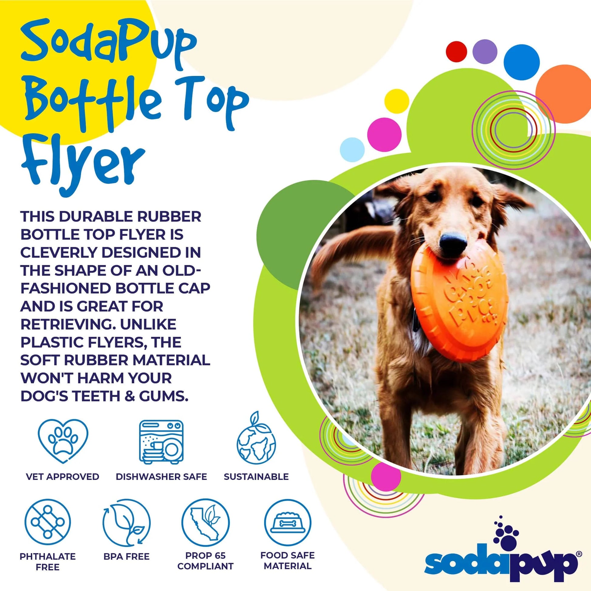 Sodapup bottle top flyer