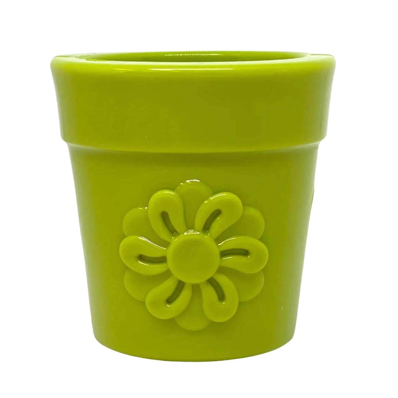 Soda Pup flower pot green