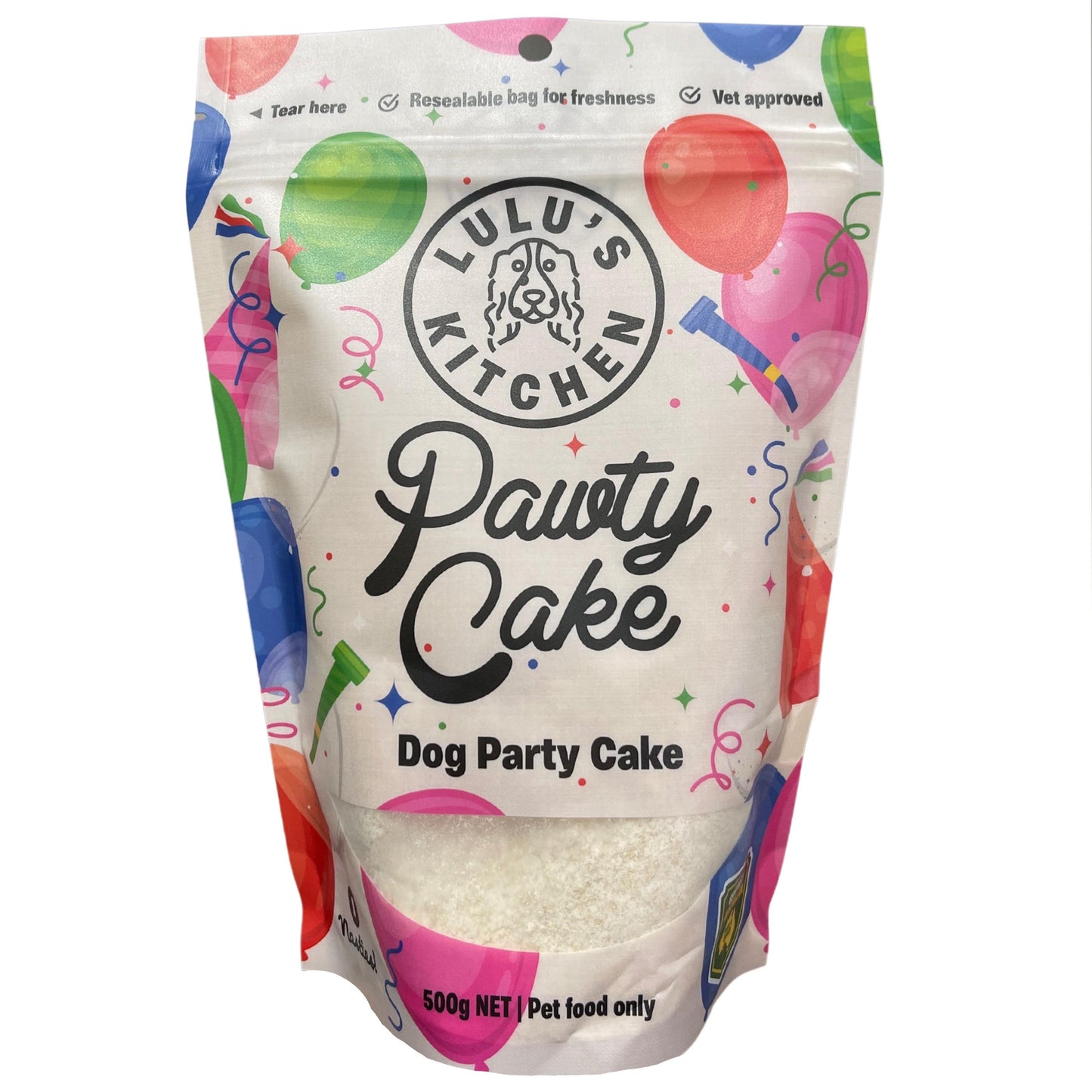 dog pawty party cake mix