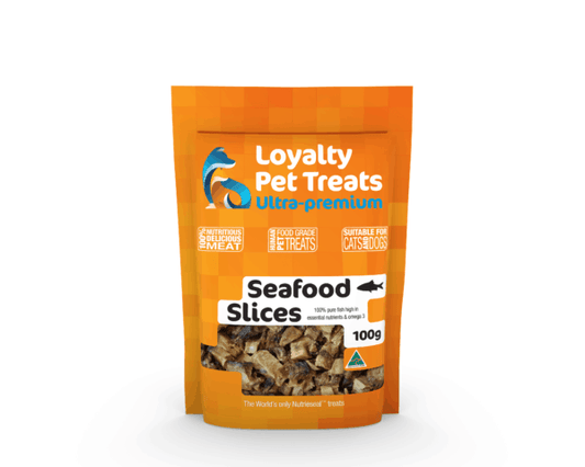 Loyalty pet treats seafood slices