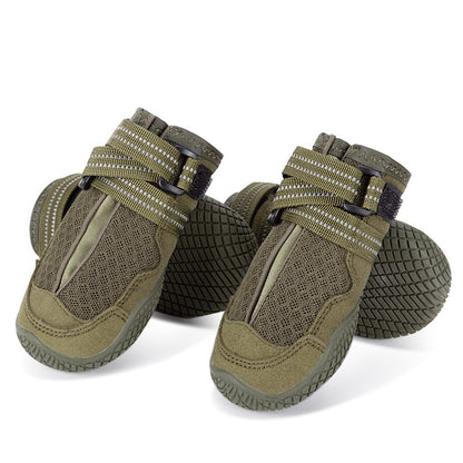 army green dog shoe