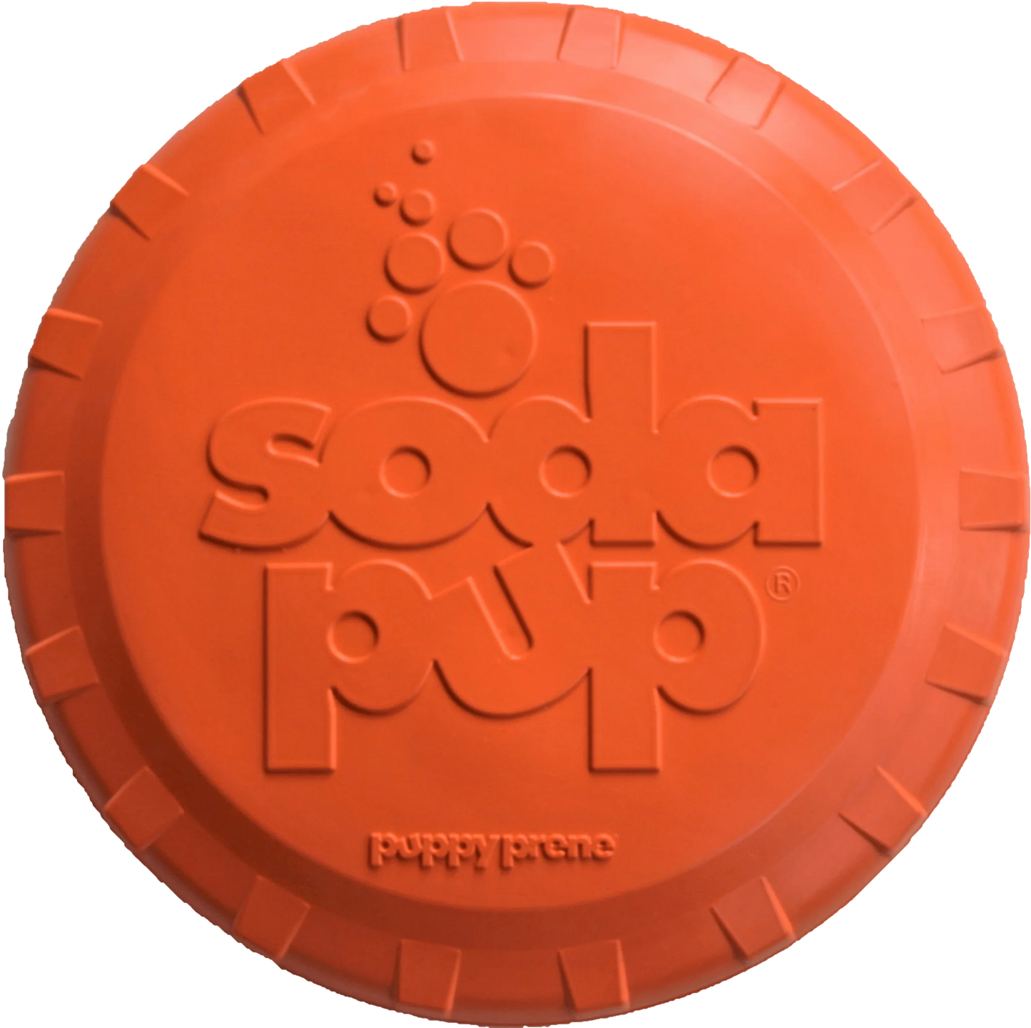 Sodapup flying frisbee dog toy