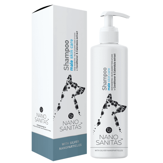 nanosanitas male skin care shampoo