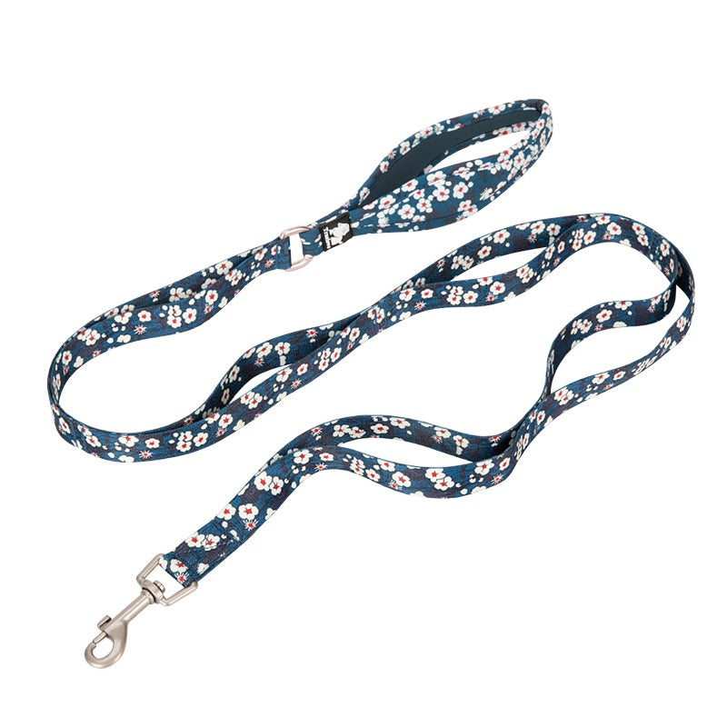 truelove blue floral leash