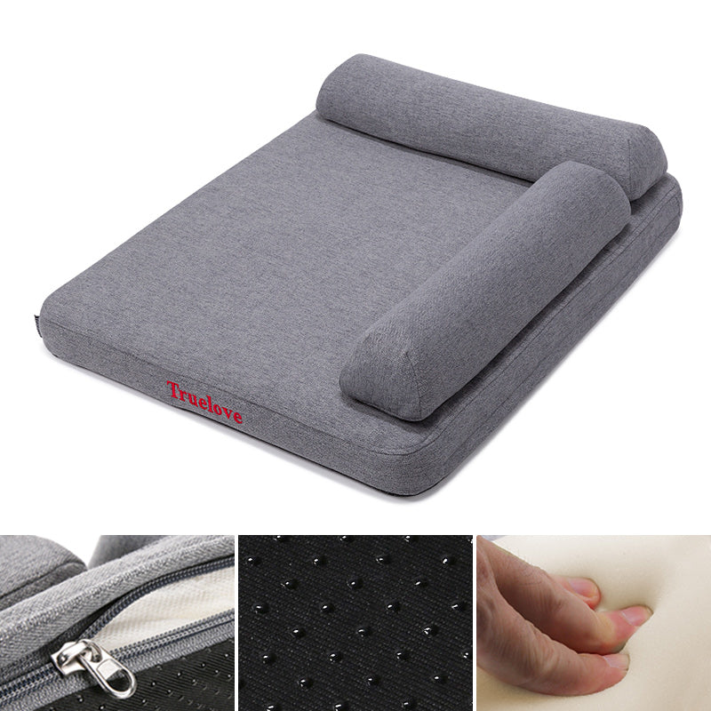 Truelove Dog Bed Dark Grey with info